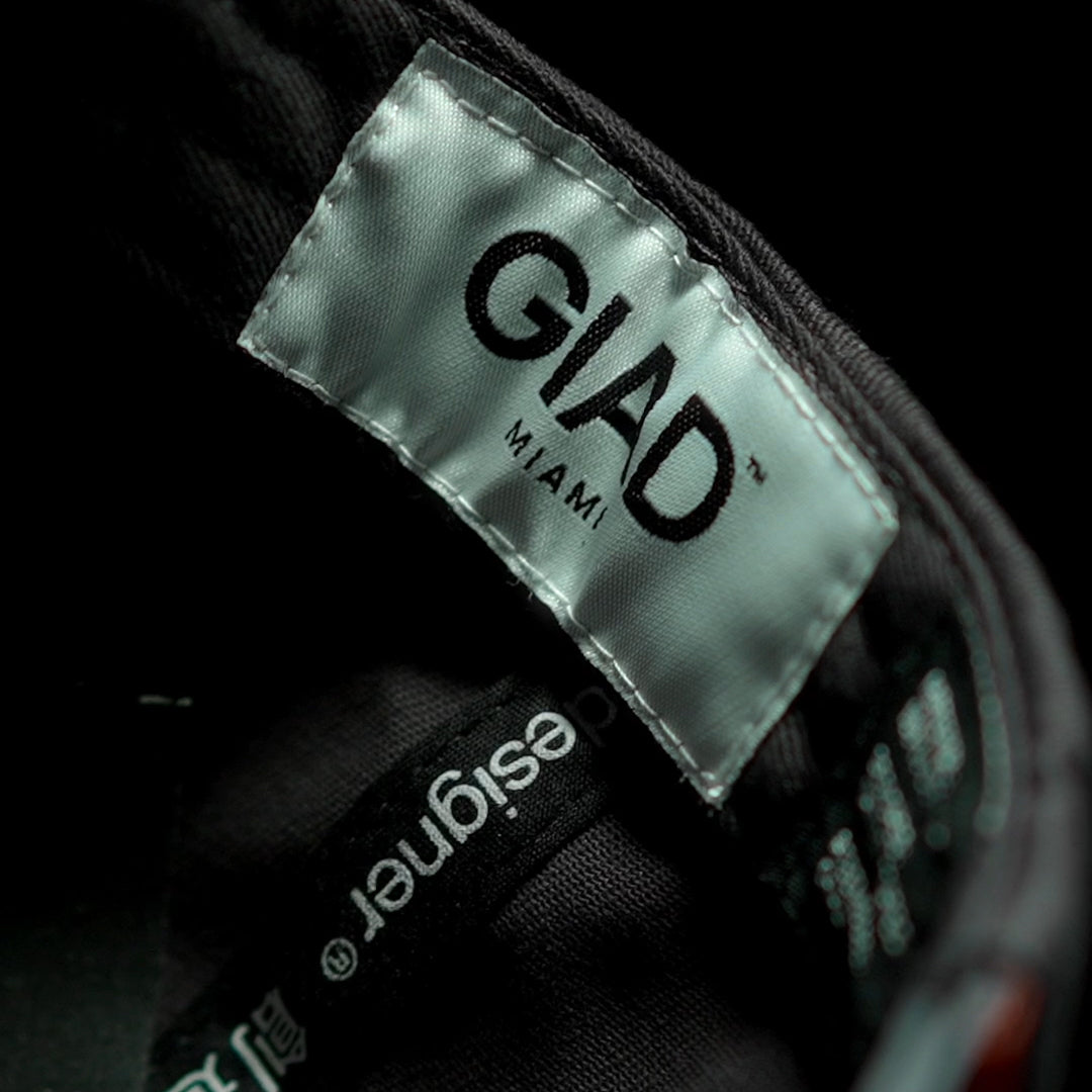 GIAD™ BASE 5-Panel Snapback [Obsidian]