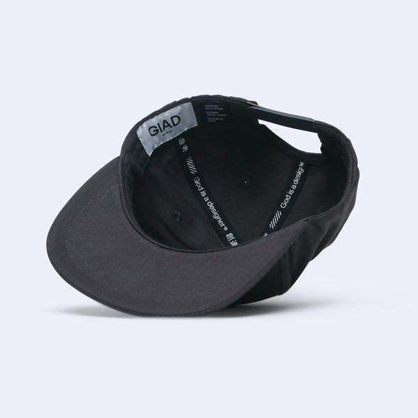 GIAD BASE 5-Panel Snapback [Obsidian]