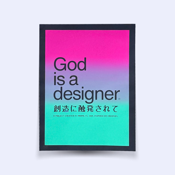 GIAD Gradient Screen Print Poster - 19"x25"